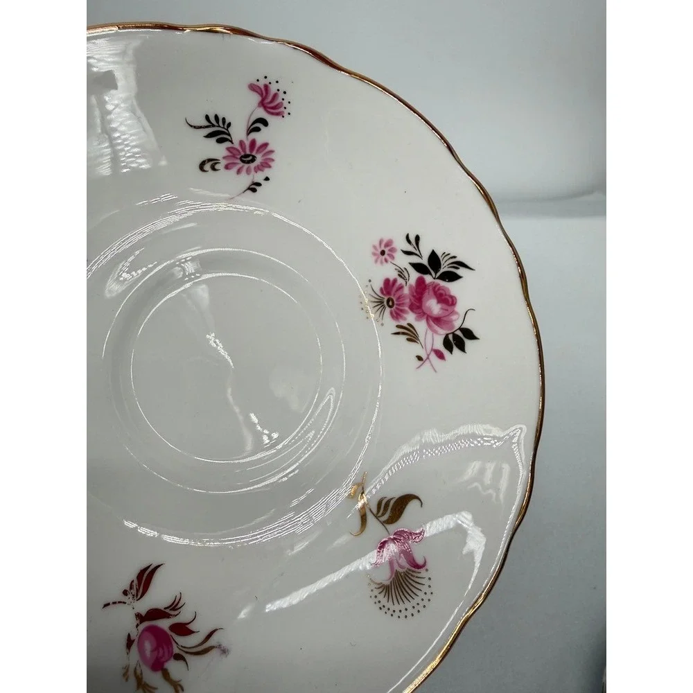 4 Plates Cottage Core Style House Saucers Mixed LOT Floral VTG Tea Cottage Core